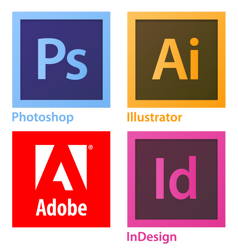 CP Creative Studio Learning logo featuring Adobe logos